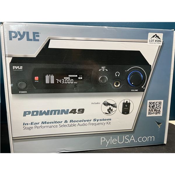 Lot of 1 PYLE InEar Monitor & Receiver System