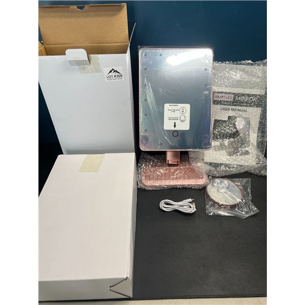 Lot of 2 LED Vanity Mirrors - Dimmable