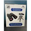 Image 1 : Lot of 1 12x42 HD Binoculars w/ Tripod Stand