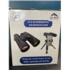 Image 1 : Lot of 1 12x42 HD Binoculars w/ Tripod Stand