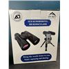 Image 1 : Lot of 1 12x42 HD Binoculars w/ Tripod Stand