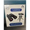 Image 1 : Lot of 1 12x42 HD Binoculars w/ Tripod Stand