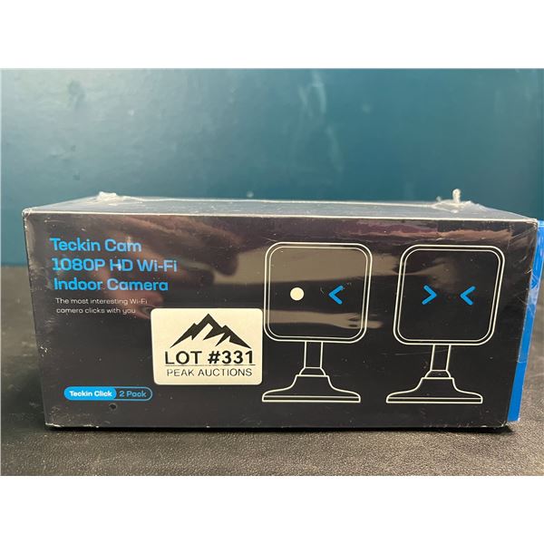 Lot of Teckin 1080P HD Wifi Indoor Security Cameras (2pack)