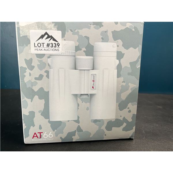 Lot of 1 AT66 Binoculars w/ Tripod