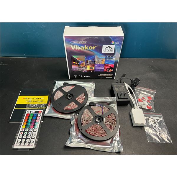 Lot of 1 LED Strip Light Kit w/ Remote Control - 32FT Length