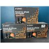 Image 1 : Lot of 3 Boot & Shoe Scrapers - Cleans Bottoms & Sides of Shoes Simultaneously