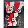 Image 1 : Lot of 3 Pokemon Leather 4-Pocket Premium Card Binders
