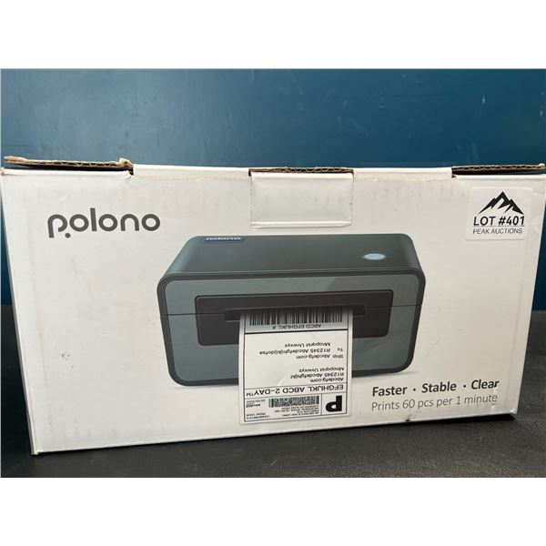 Lot of 1 Polono PL60 4x6 Thermal Label Printer for Shipping Labels