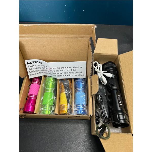 Lot of Assorted Flashlights