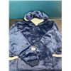 Image 2 : Lot of 1 Wearable Blanket/Oversized Sherpa Hoodie Blanket - Blue - For Adults
