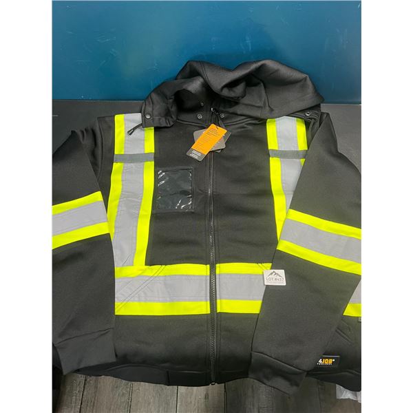 Lot of 1 Reflective/Safety Work Hoodie - Size Large