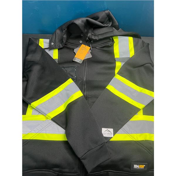 Lot of 1 Reflective/Safety Work Hoodie - Size Large
