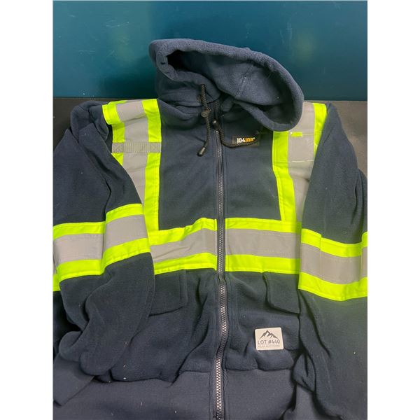 Lot of 1 Reflective/Safety Work Hoodie - Size Medium