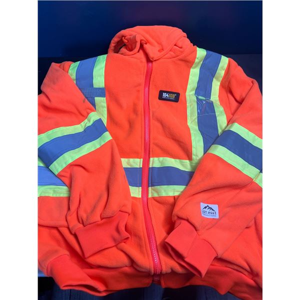Lot of 1 Reflective/Safety Work Hoodie - Size Medium