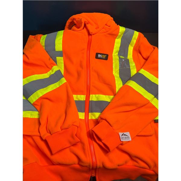 Lot of 1 Reflective/Safety Work Hoodie - Size Medium