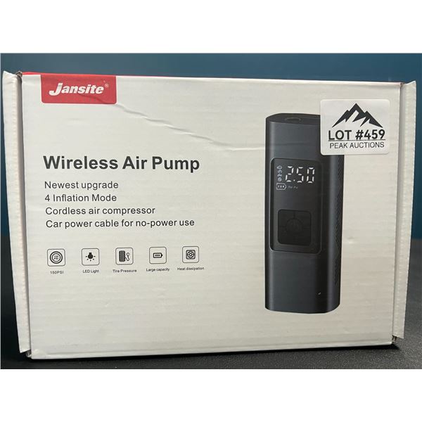 Lot of 1 Wireless Air Pump - Cordless Air Compressor w/ Digital Display