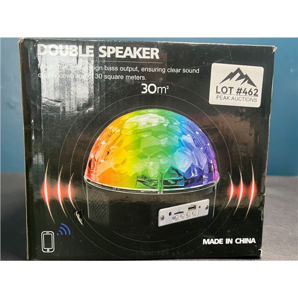 Lot of 1 Disco Light/Party Speaker w/ 9 Colours & Remote Control