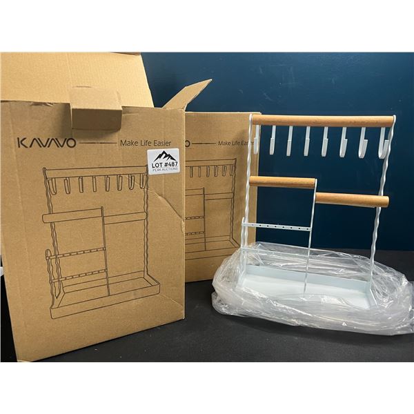 Lot of 2 Jewelery Stands