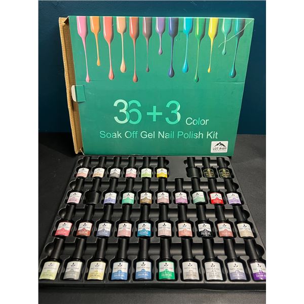 Lot of 1 Soak Off Gel Nail Polish Kit - 36 Colours
