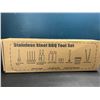Image 1 : Lot of 1 Stainless Steel BBQ Tool Set