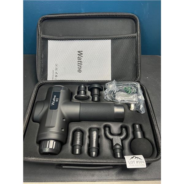 Lot of 1 Wattne W2 Handheld Deep Tissue Massage Gun
