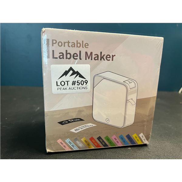Lot of 1 Portable Label Maker