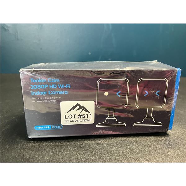 Lot of Teckin 1080P HD Wifi Indoor Security Cameras (2pack)