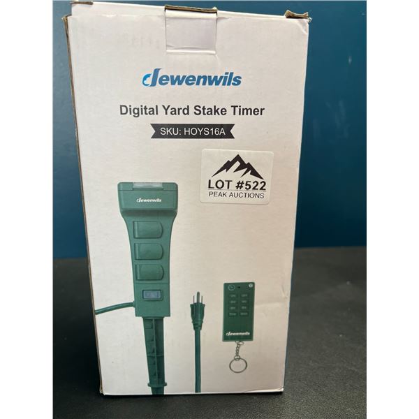 Lot of 1 Digital Yard Stake Timer