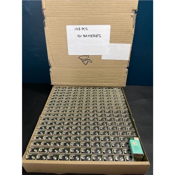 Lot of 9V Batteries by Better Battery Co. - 198 PCS!