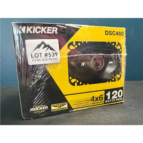 Lot of Kicker 4x6" 120Watts Speakers