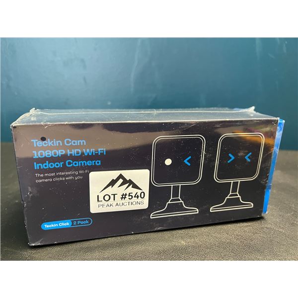 Lot of Teckin 1080P HD Wifi Indoor Security Cameras (2pack)