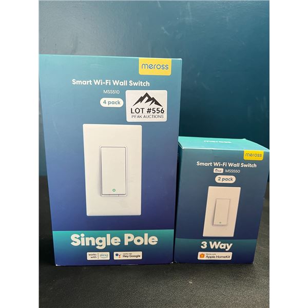 Lot of Assorted Smart WiFi Wall Switches (Multi-Packs)