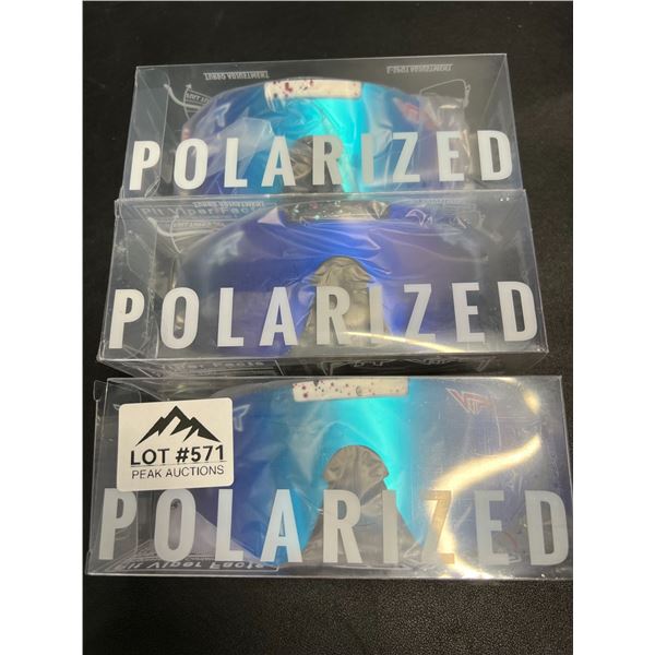 Lot of 3 Pit Viper Polarized Sunglasses
