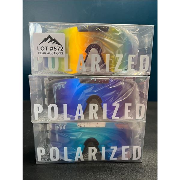 Lot of 3 Pit Viper Polarized Sunglasses