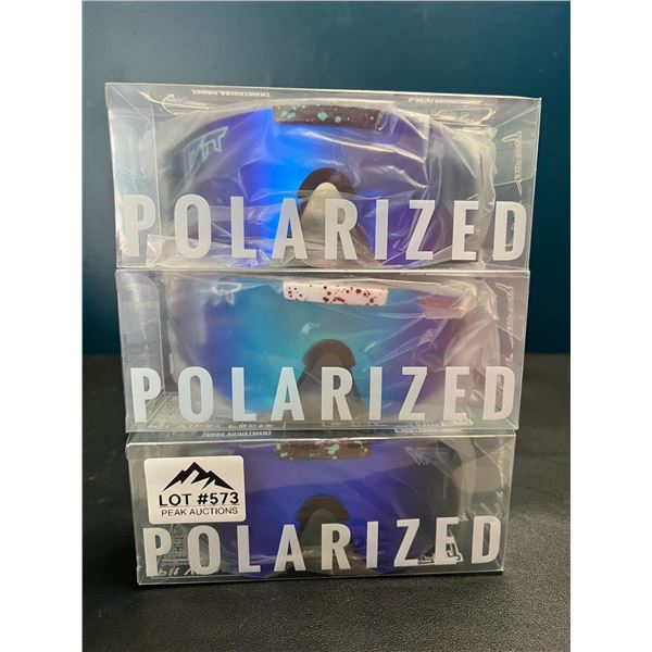 Lot of 3 Pit Viper Polarized Sunglasses