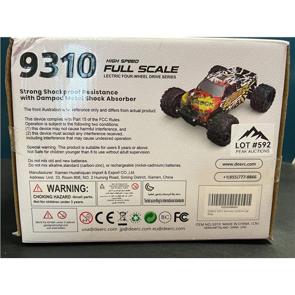 Lot of 1 High Speed Full Scale 4-Wheel Drive Remote Control Car