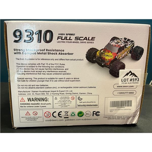 Lot of 1 High Speed Full Scale 4-Wheel Drive Remote Control Car