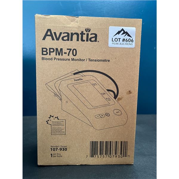 Lot of 1 Avantia Blood Pressure Monitor
