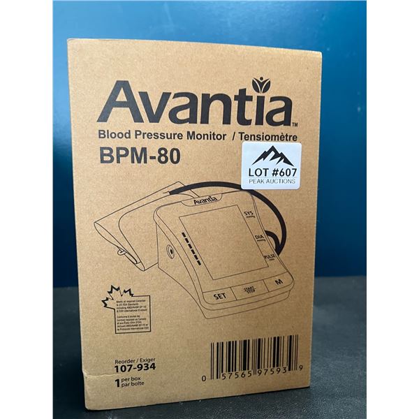 Lot of 1 Avantia Blood Pressure Monitor