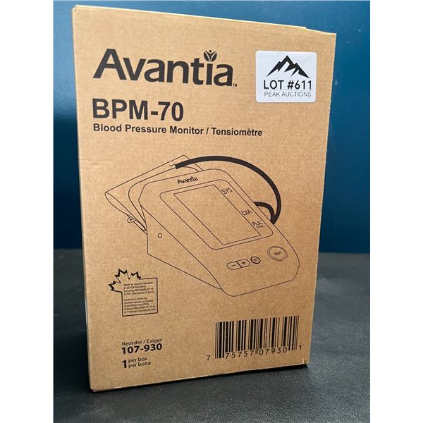 Lot of 1 Avantia Blood Pressure Monitor