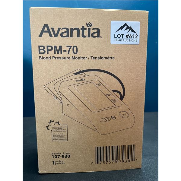 Lot of 1 Avantia Blood Pressure Monitor
