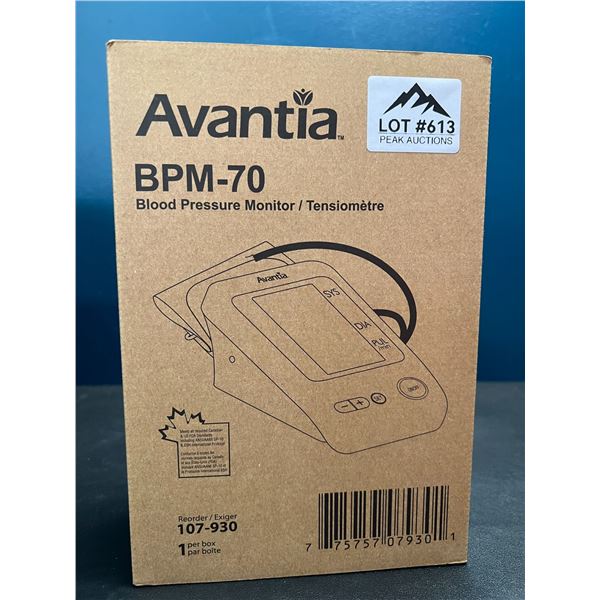 Lot of 1 Avantia Blood Pressure Monitor