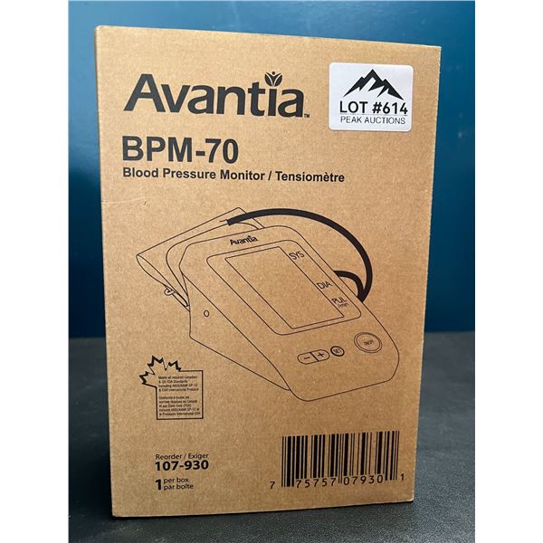 Lot of 1 Avantia Blood Pressure Monitor