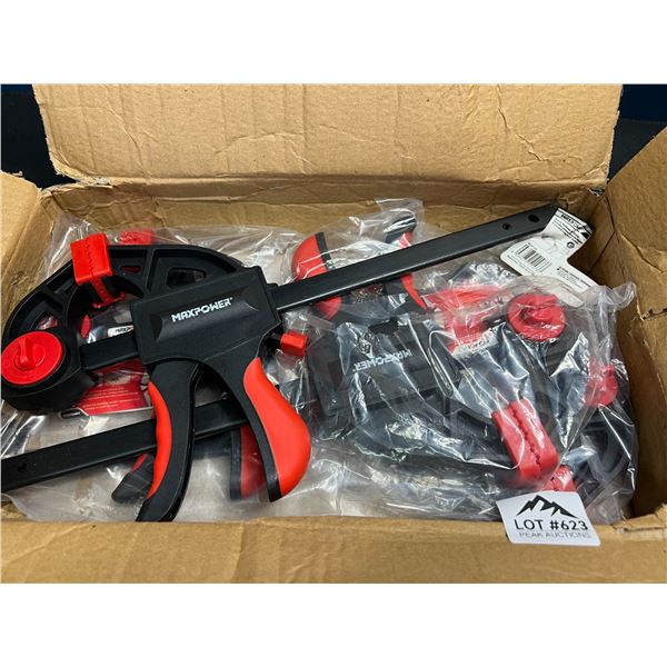 Lot of MaxPower 4PC Quick Release Bar Clamp Set