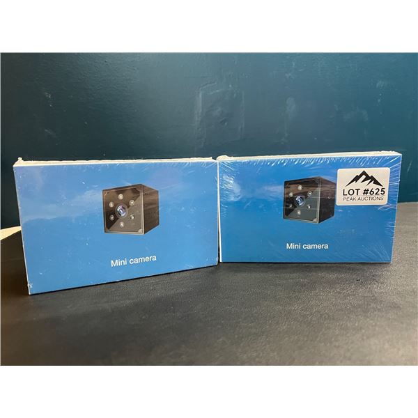 Lot of 2 HD Spy/Mini WiFi Home Security Cameras