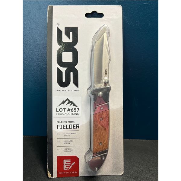 Lot of 1 SOG Fielder Folding Knife