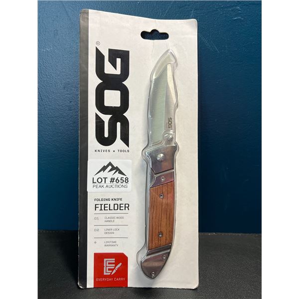 Lot of 1 SOG Fielder Folding Knife