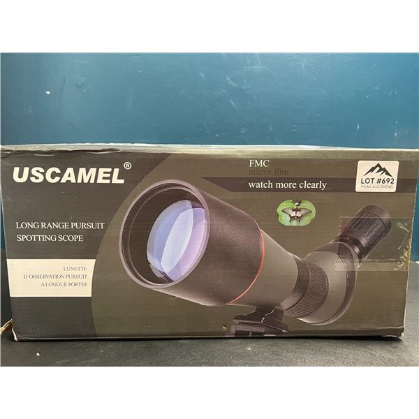 Lot of 1 USCAMEL Long Range Pursuit Spotting Scope - 20-60x80