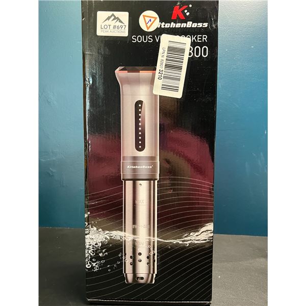 Lot of 1 KitchenBoss Sous Vide Cooker G300