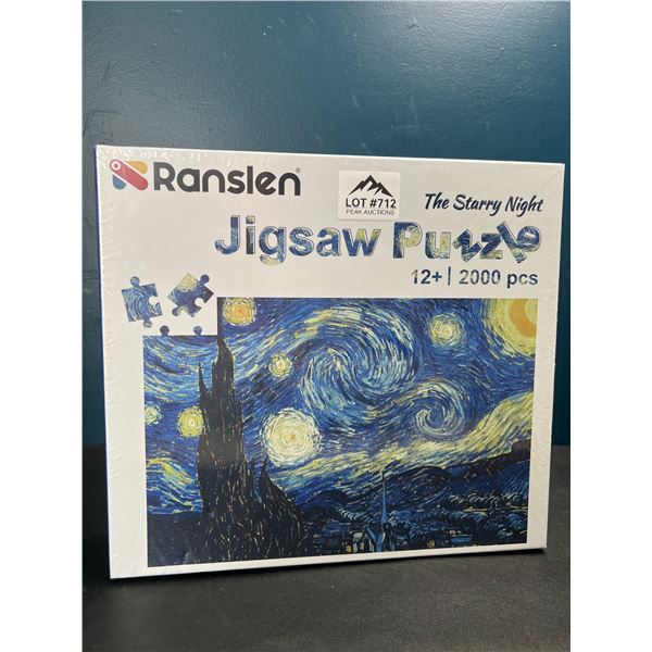 Lot of 1 Starry Night 2000pc Jigsaw Puzzle